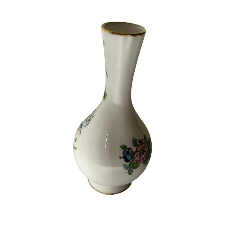 Vintage Aynsley Pembroke Bud Vase Fine English Bone China Made in England 6